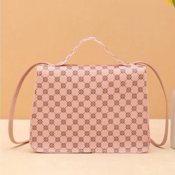 ⚠️Clearance Pink Patterned Crossbody Bag - Picture 4 of 6